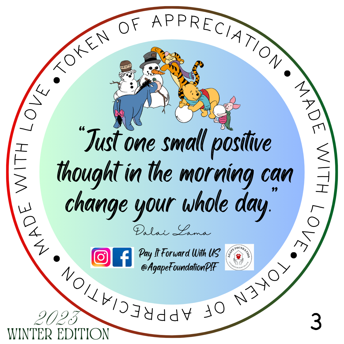 Agape Tokens and 'PRECIATION PLATES