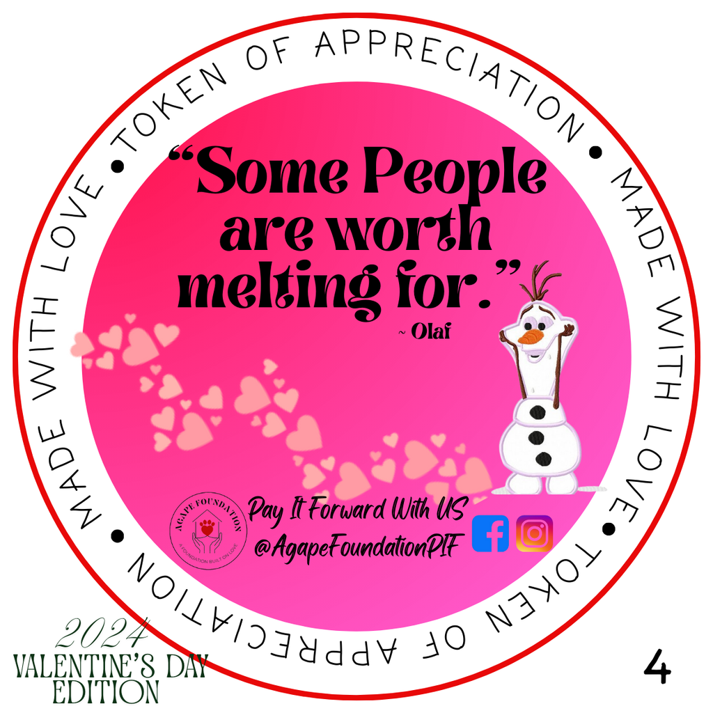 Agape Tokens and 'PRECIATION PLATES