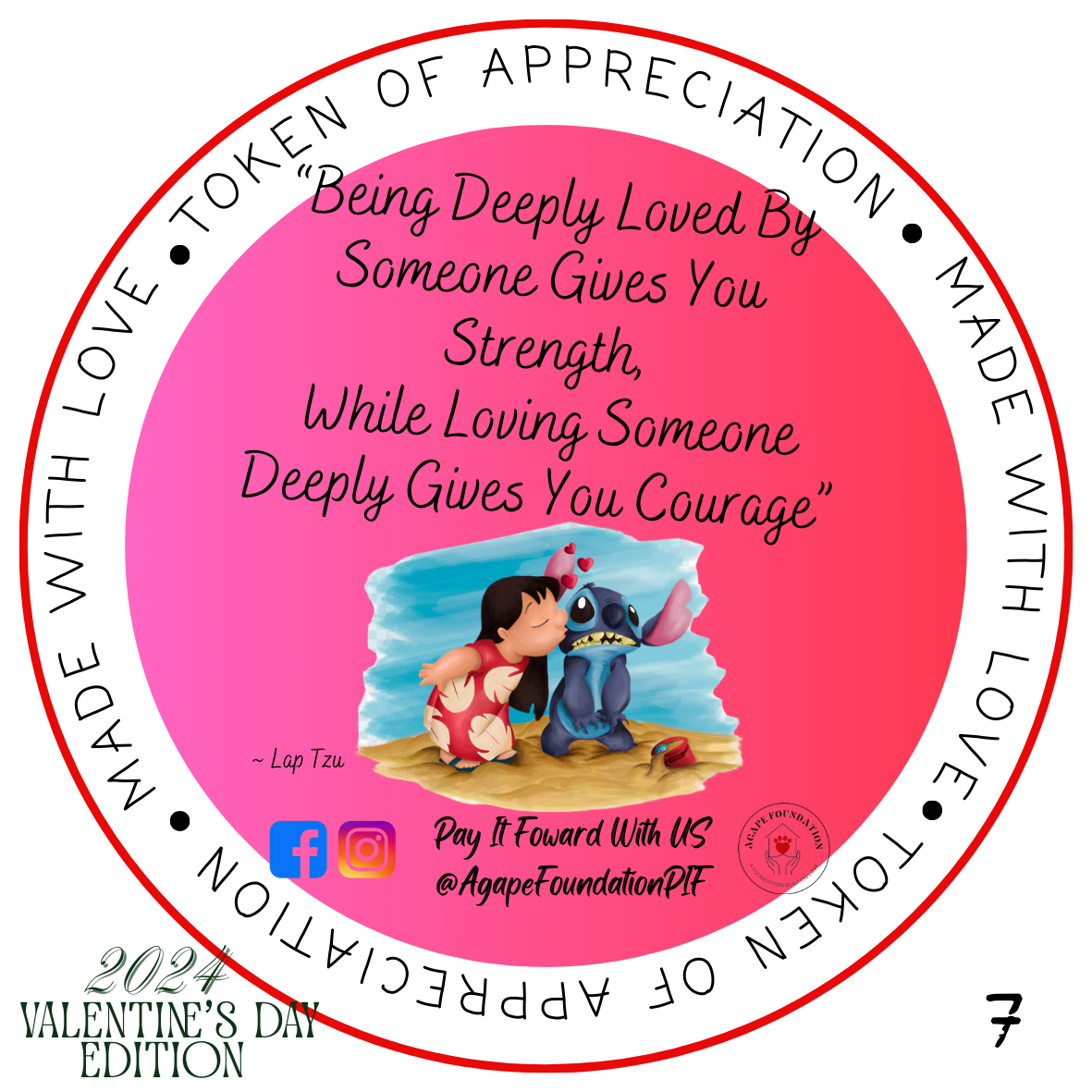 Agape Tokens and 'PRECIATION PLATES