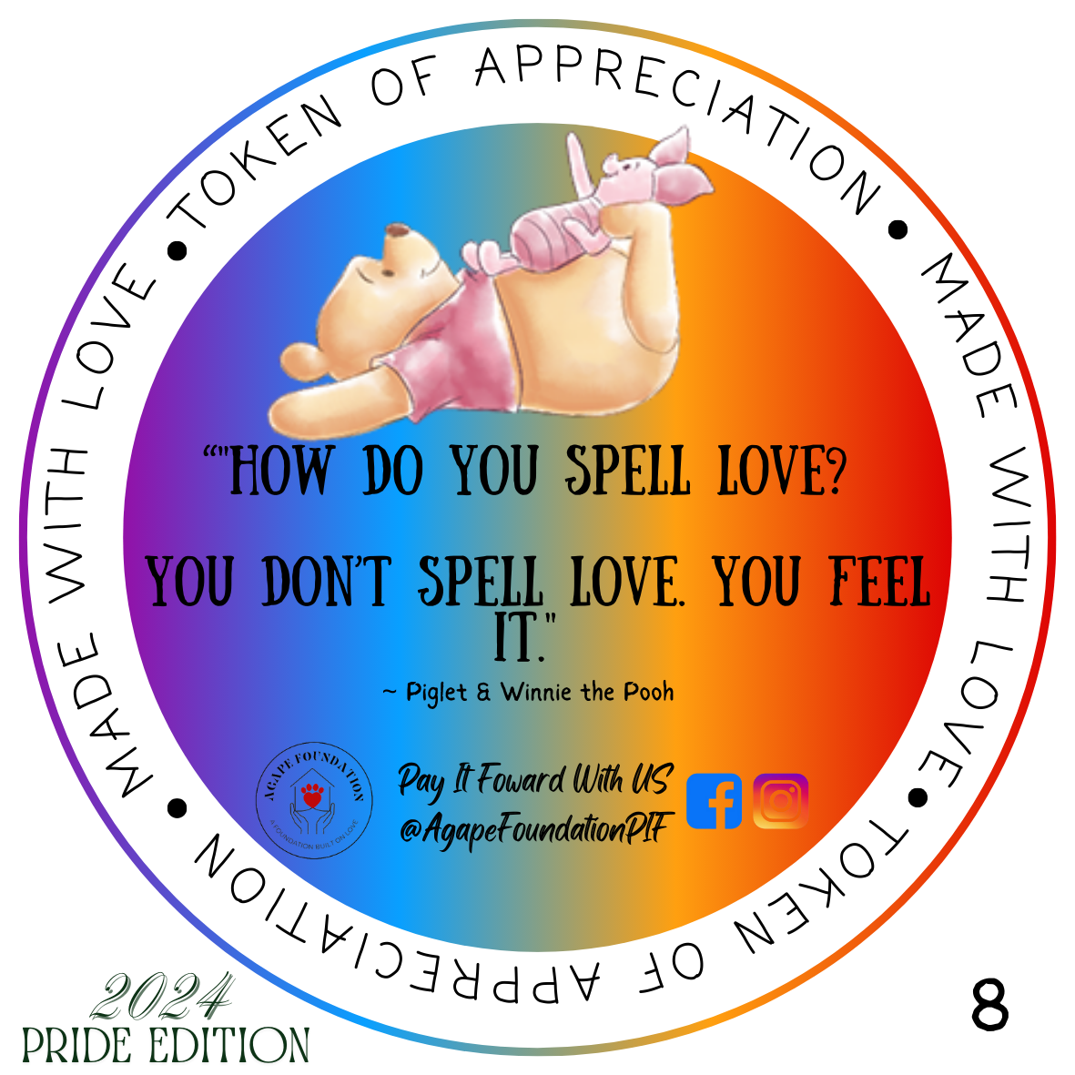 Agape Tokens and 'PRECIATION PLATES