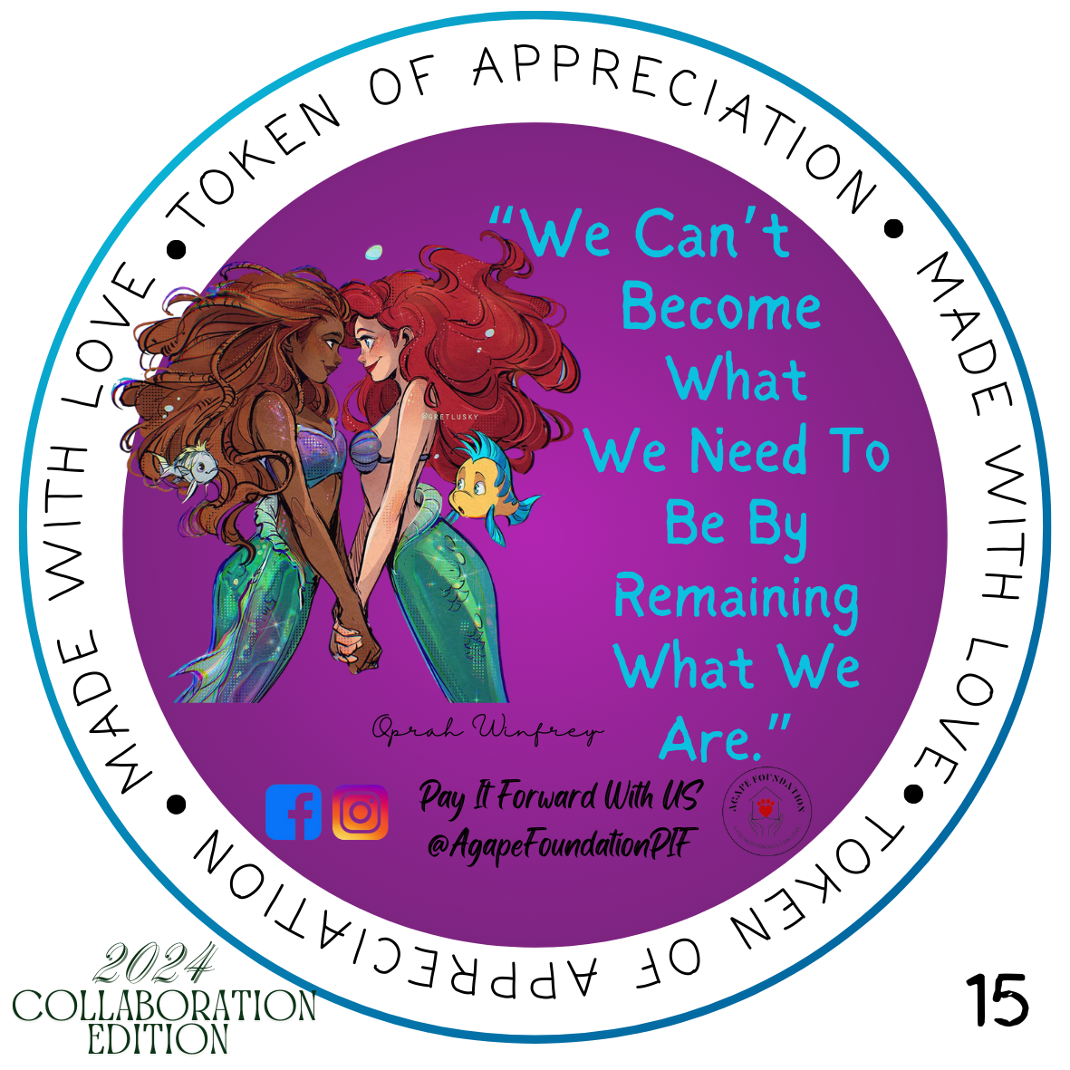 Agape Tokens and 'PRECIATION PLATES